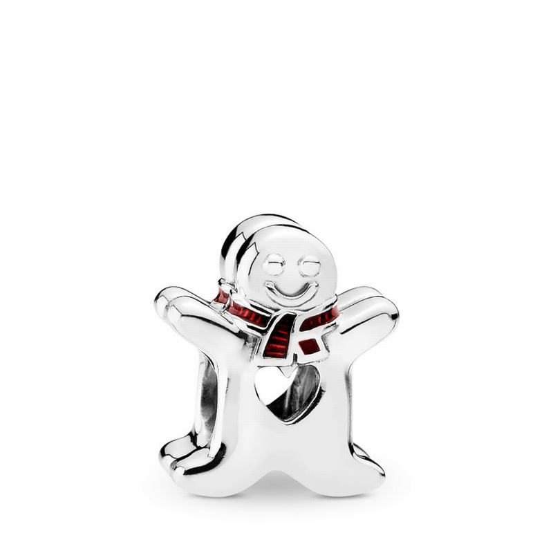 Pandora Sweet Gingerbread Man Charm Outlet NZ, Sterling Silver (916857-STF)